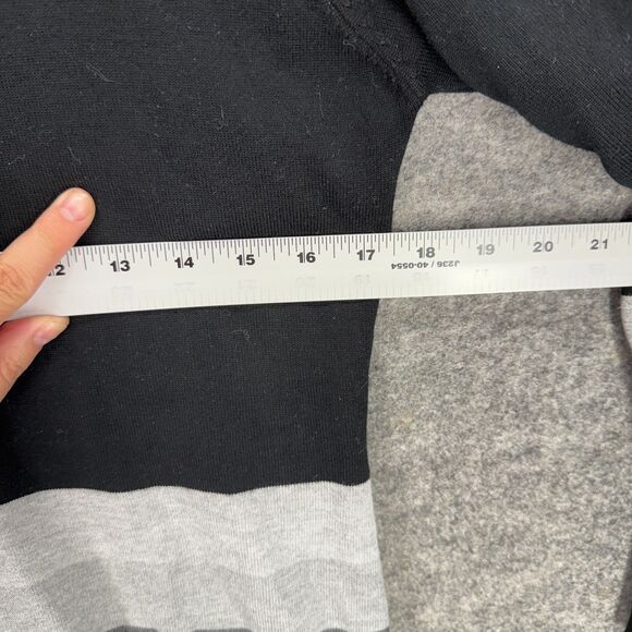 Vila Milano Sweater Pullover Women M Medium Black Striped Knit Long Sleeve - Picture 6 of 8